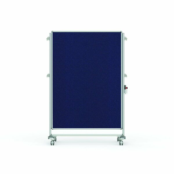 Ghent Nexus Jr Partition 76-1/8"x52-3/8", Blue NEX224FFP-93